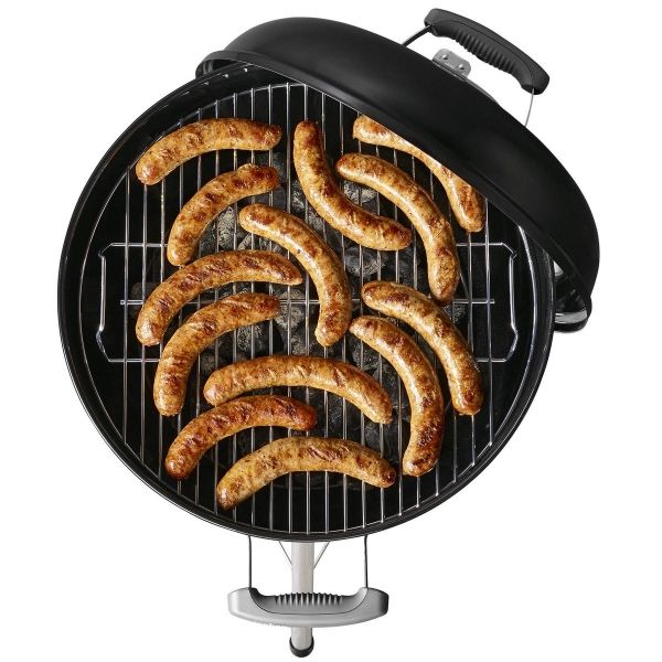 Barbacoa De Carbón Con Ruedas Weber Bar-b Kettle Acero Cromado (91 X 47 X 58 Cm)