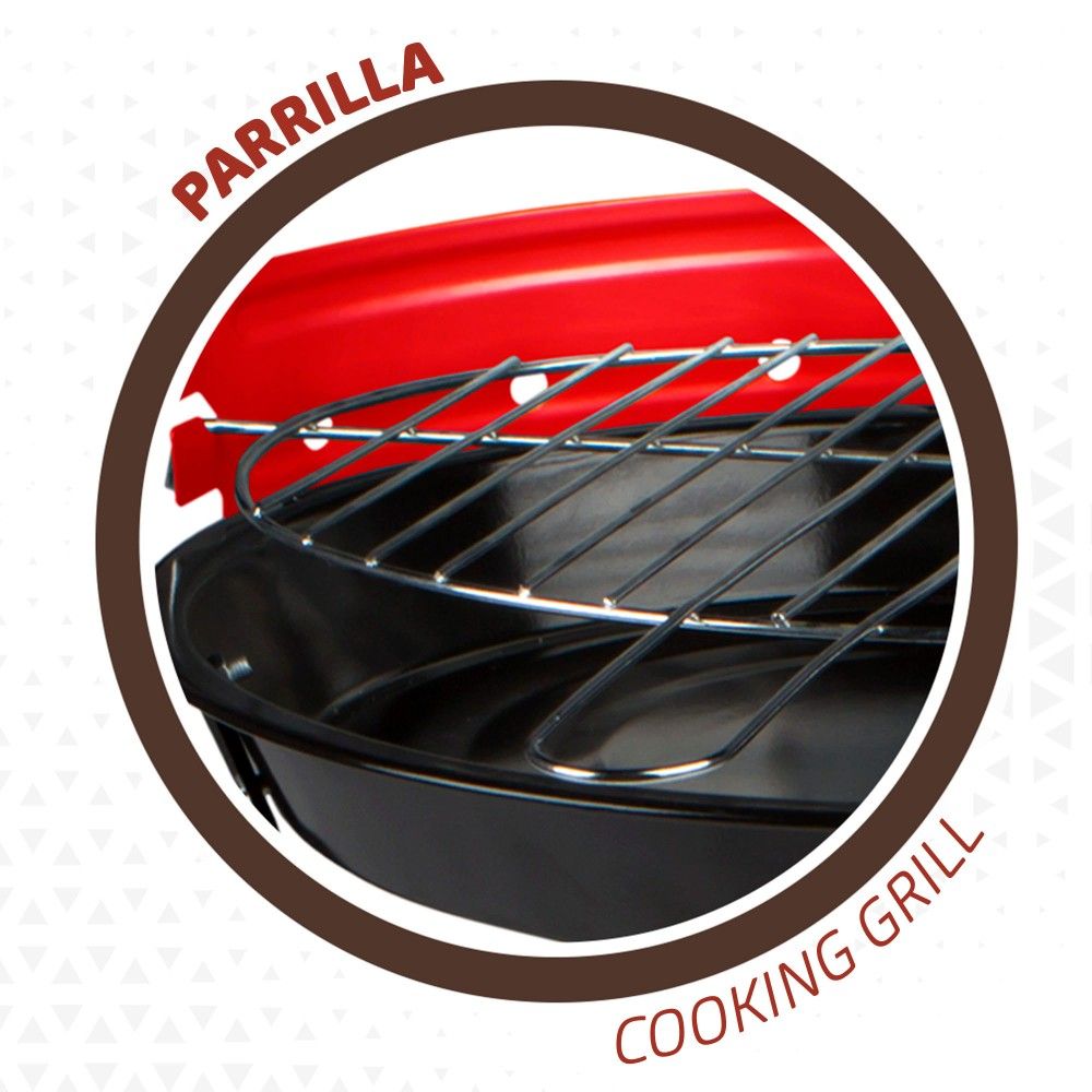 Barbacoa De Carbón Aktive Sport Camping