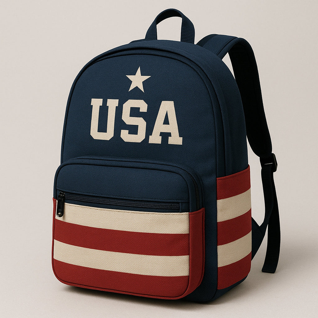 USA Patriotic Backpack ¨C Classic Star & Stripes Design