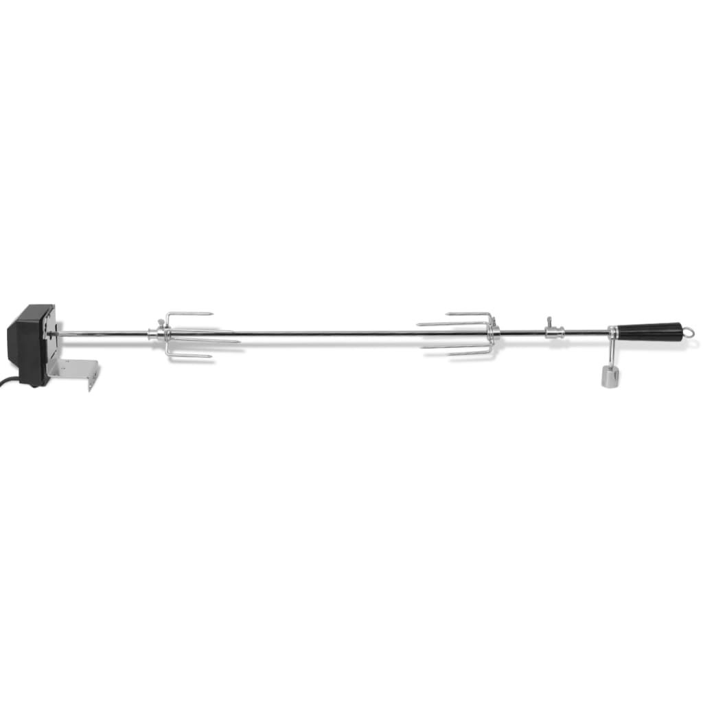 Espetón Para Asados Y Barbacoa Con Motor Acero 1000 Mm Vidaxl