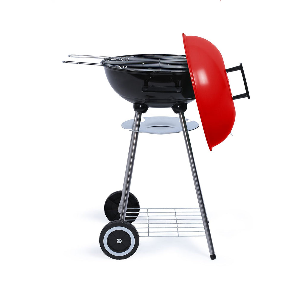 Livoo Barbacoa De Carbón 41cm Rojo/negro - Doc172r